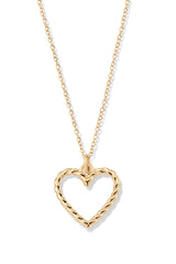 Heart Streamer Necklace