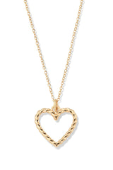 Heart Streamer Necklace - In Stock
