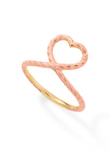Heart Streamer Ring
