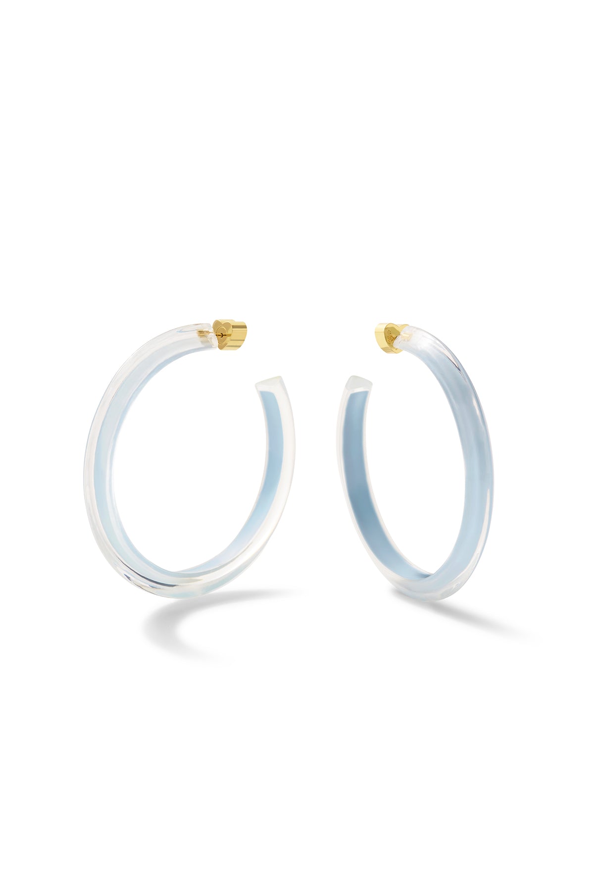 Medium Lucite Jelly Hoop™ Earrings - Ice