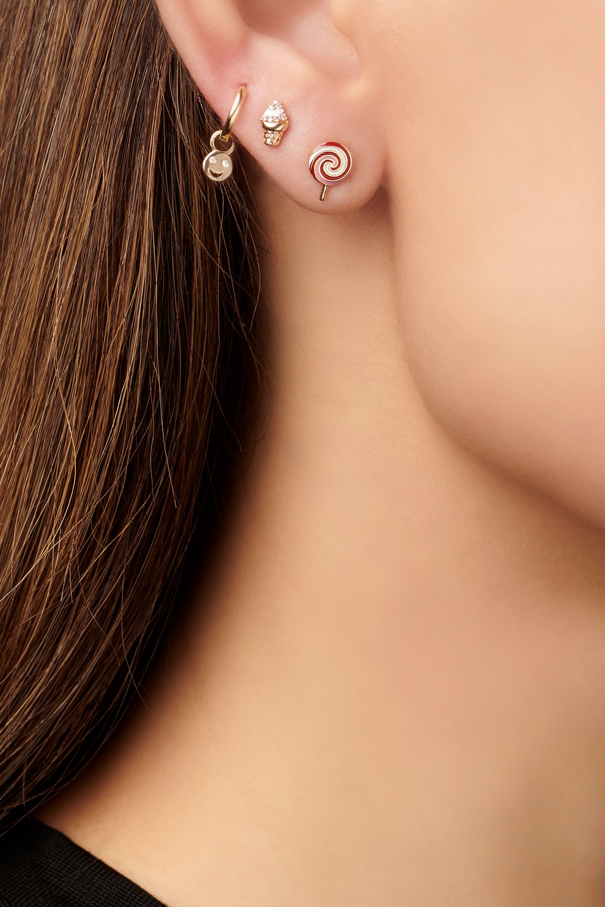 Ice Cream Cone Stud