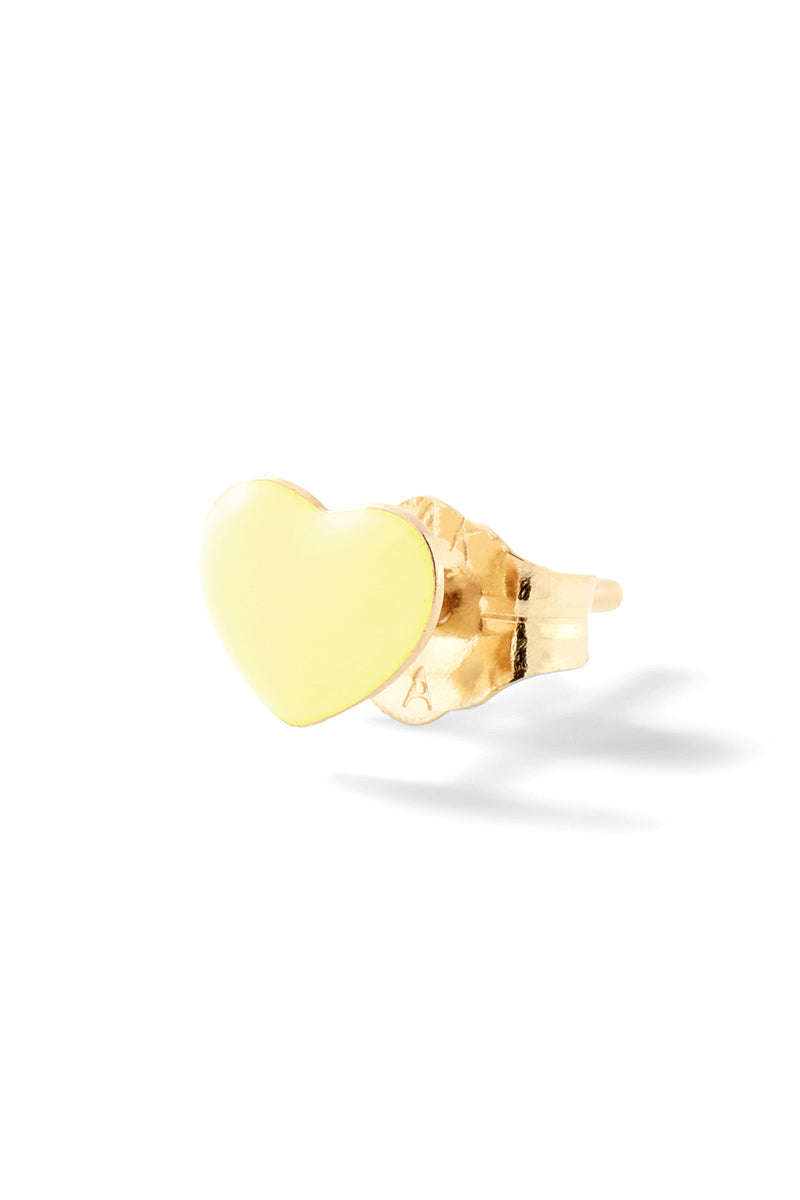 Mini Puffy Heart Stud - In Stock