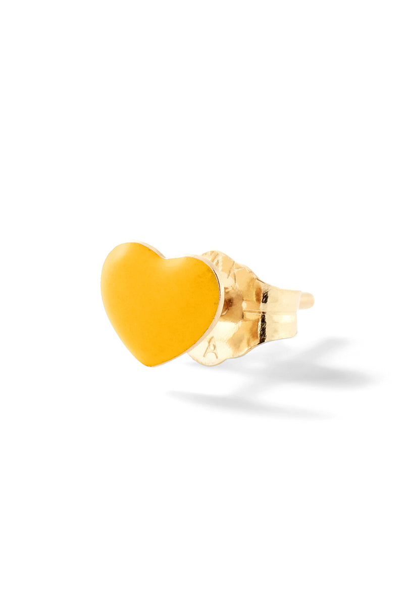 Mini Puffy Heart Stud - In Stock