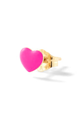 Mini Puffy Heart Stud - In Stock