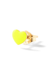 Mini Puffy Heart Stud - In Stock
