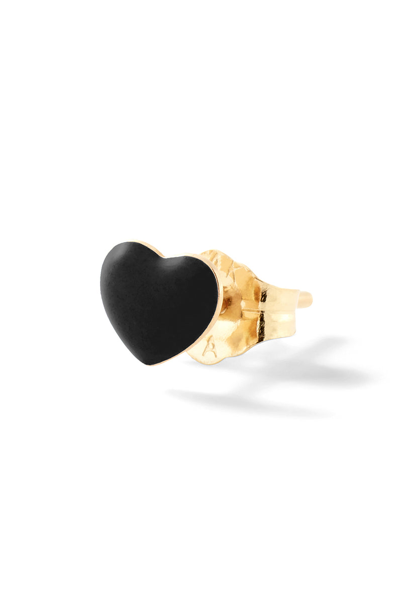 Mini Puffy Heart Stud - In Stock