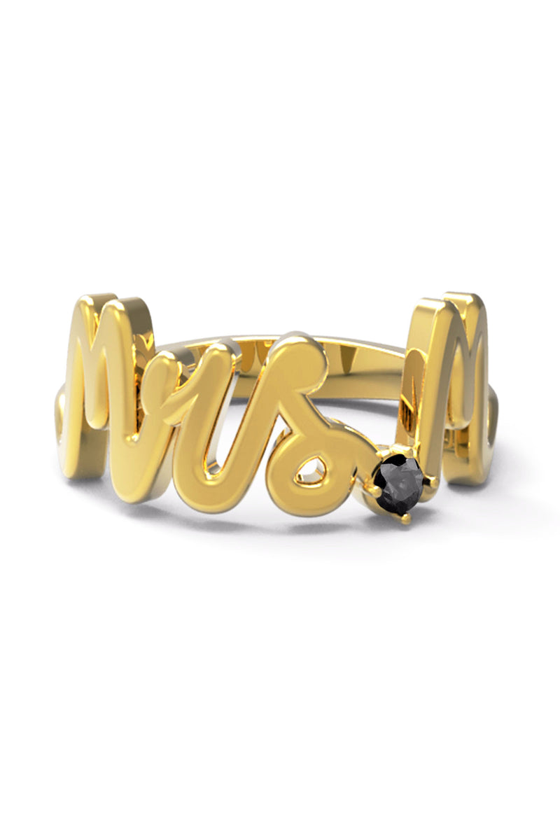 Initial Name Ring – Lass Fashion