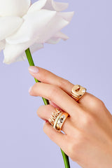 Two-Stone Cocktail Ring: Pear/Heart