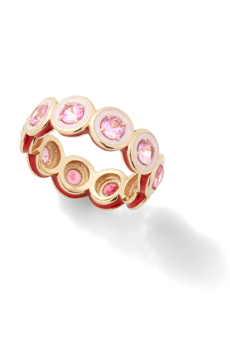 Round Cocktail Eternity Band - In Stock