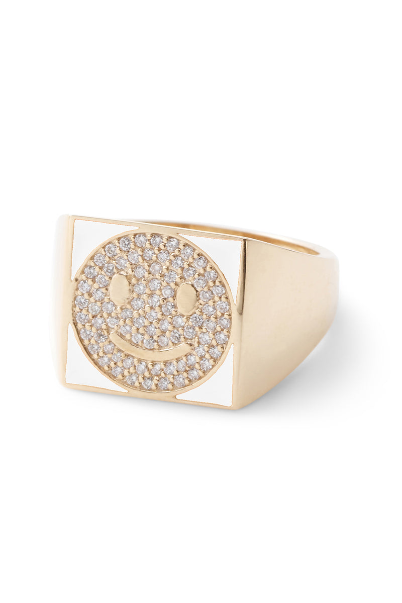 SuperLou Diamond Happy Ring - In Stock