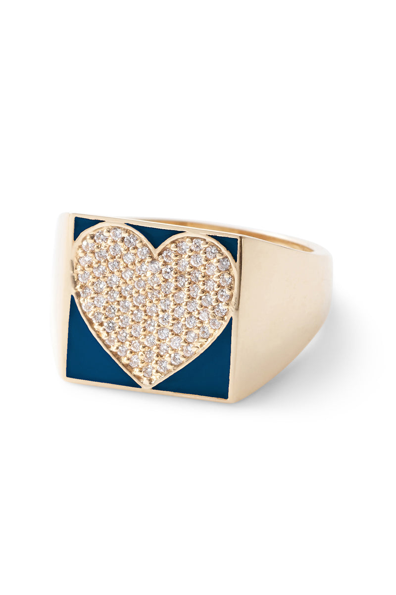 SuperLou Diamond Heart Ring - In Stock