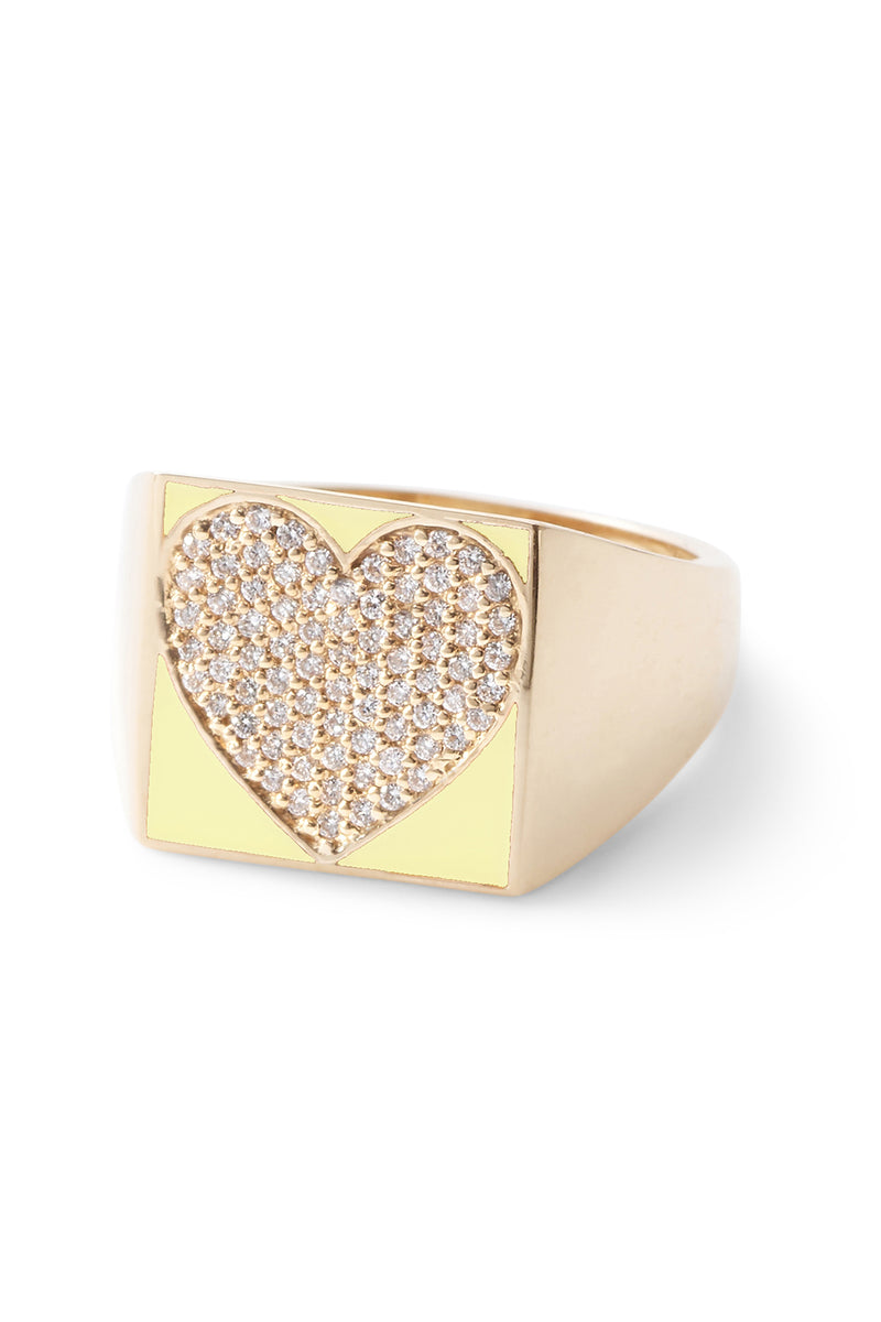 SuperLou Diamond Heart Ring - In Stock