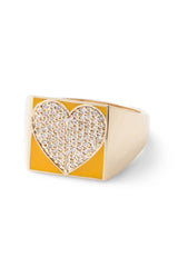 SuperLou Diamond Heart Ring - In Stock