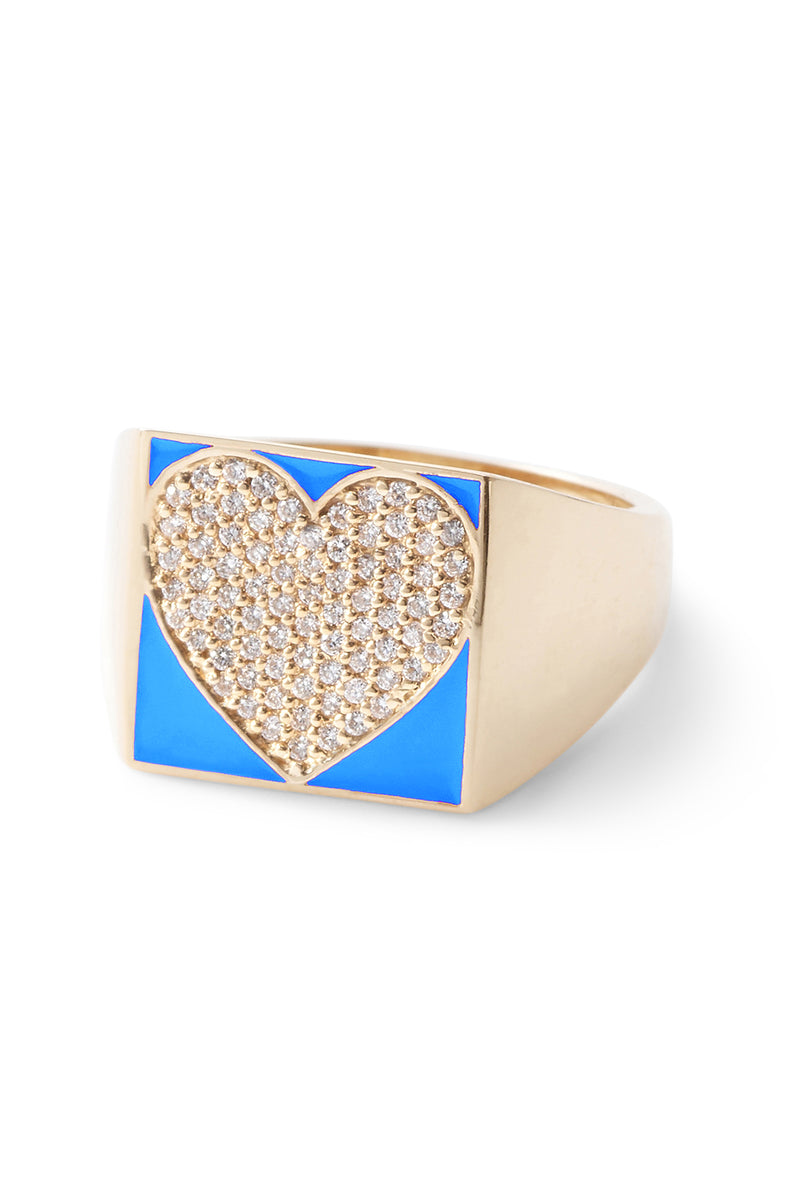 SuperLou Diamond Heart Ring