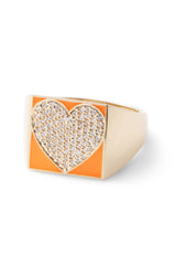 SuperLou Diamond Heart Ring - In Stock