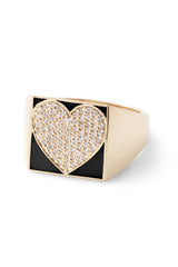SuperLou Diamond Heart Ring - In Stock