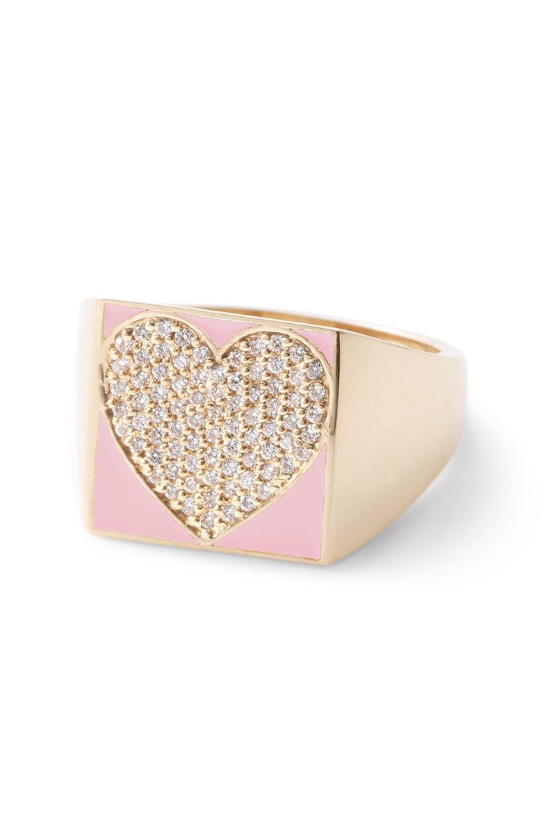 SuperLou Diamond Heart Ring - In Stock