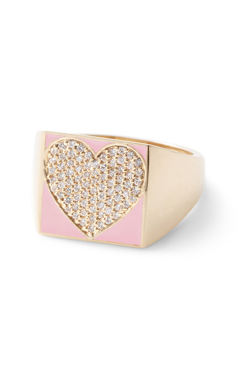 SuperLou Diamond Heart Ring