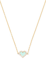 Heart Diamond Necklace - In Stock
