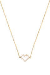 Heart Diamond Necklace - In Stock