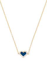 Heart Diamond Necklace - In Stock