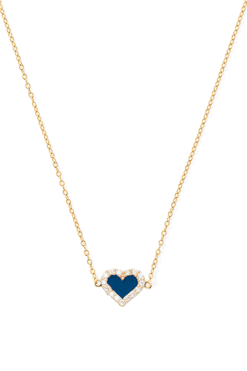 Heart Diamond Necklace - In Stock