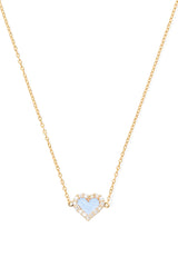 Heart Diamond Necklace - In Stock