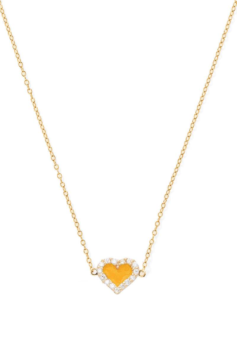 Heart Diamond Necklace - In Stock