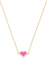 Heart Diamond Necklace - In Stock