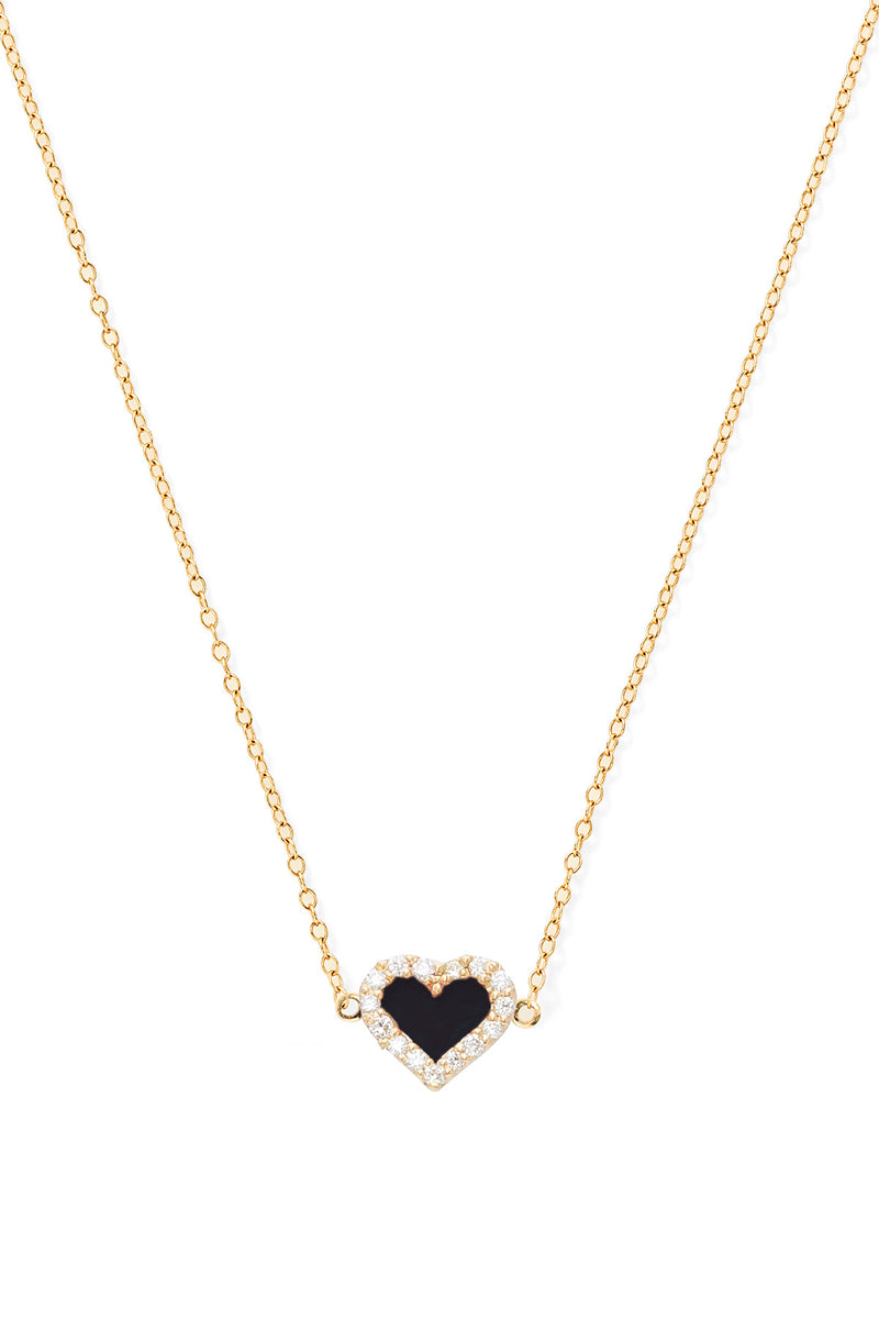 Heart Diamond Necklace - In Stock