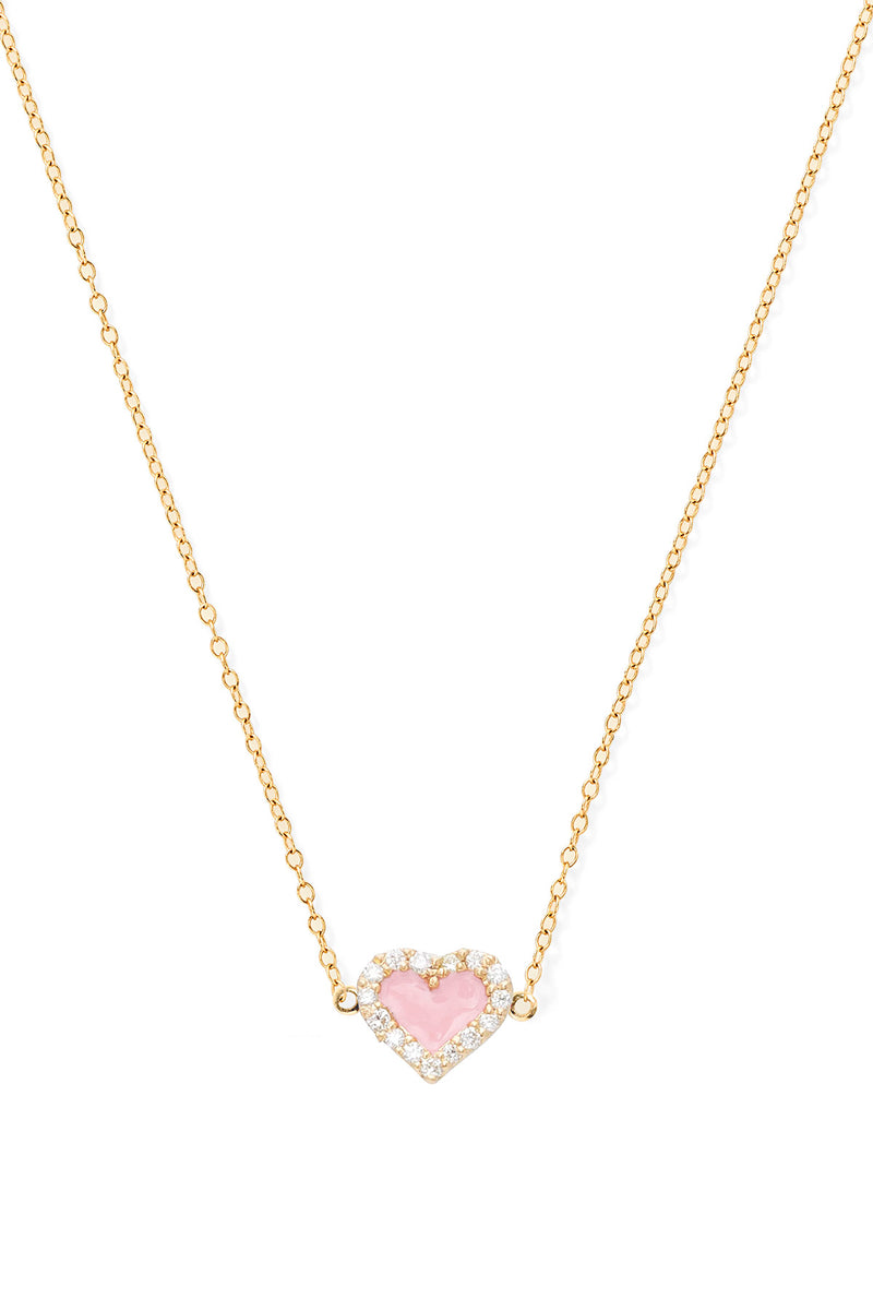 Heart Diamond Necklace - In Stock