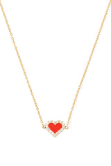 Heart Diamond Necklace - In Stock