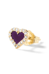 Heart Diamond Stud - In Stock