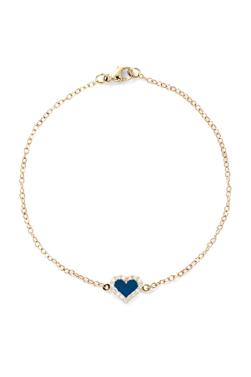 Heart Diamond Bracelet - In Stock