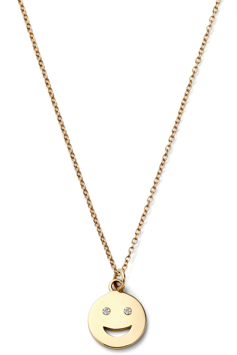 Medium Happy Face Necklace